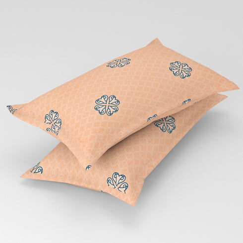 Reeva Fitted Bed Sheet Set with Pillow Covers by Florida